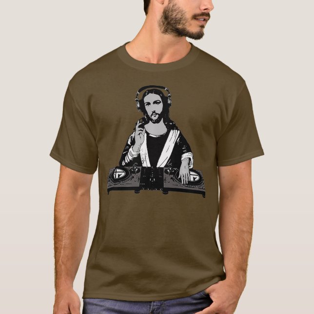 T-SHIRT DJ JESUS CHRISTIAN (Devant)
