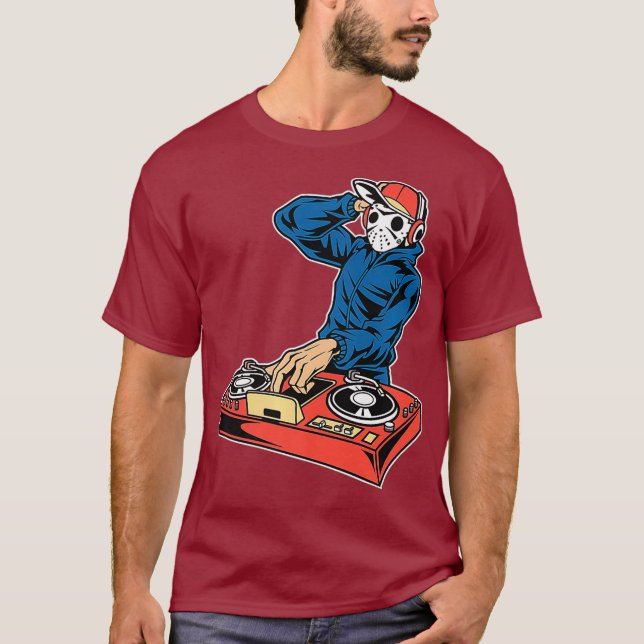 T-shirt DJ Killer Music Inspiré cadeau pour la danse Mixer (Devant)