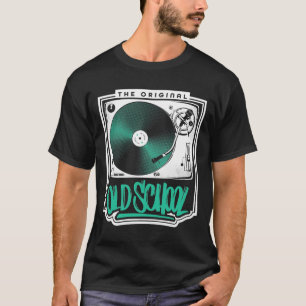 T-shirt Dj - Le Tourne-disque De L'Ancienne École Pour Vin