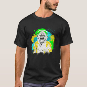 T-shirt DJ Monkey Music Party Amusants Lunettes de soleil 