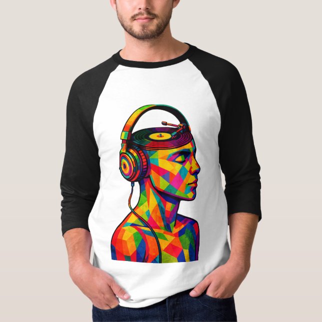 T-shirt DJ Music Lover (Devant)