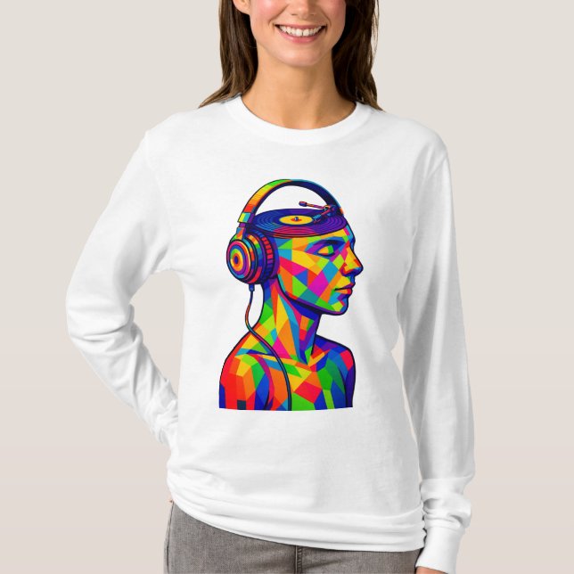 T-shirt DJ Music Lover (Devant)