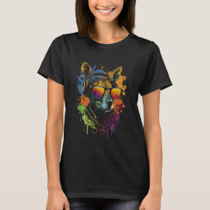 T-shirt DJ musique fan kangaroo fête tenue de fête mus