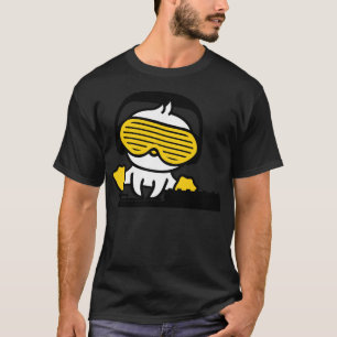 T-shirt Dj, musique, fête, fête, fête, cool, poussin, assi