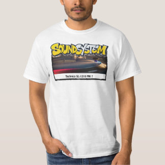 T-shirt dj, musique, graffiti, street art, sound system,
