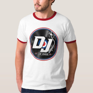 T-Shirt DJ Rave UK à encolure américaine