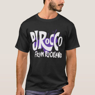 T-shirt DJ Rocco From Rockland Logo White Lettering
