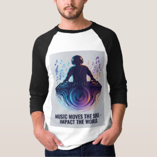 T-shirt « DJ Shadow Sound Waves – T-S artistique sur l'imp