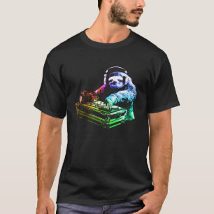 T-shirt DJ Sloth