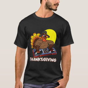 T-shirt DJ Turquie Thanksgiving Day Cool Fall Dance Music
