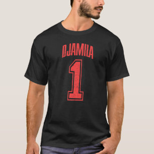 T-shirt Djamila Supporter Numéro 1 Plus Grand Ventilateur