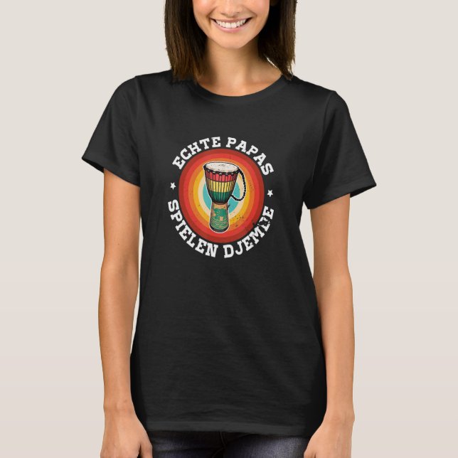 T-shirt Djembe tambour instrument musical Afrique reg (Devant)