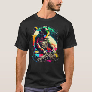 T-shirt Djing Équipement Rave Acide Techno Costume Space D