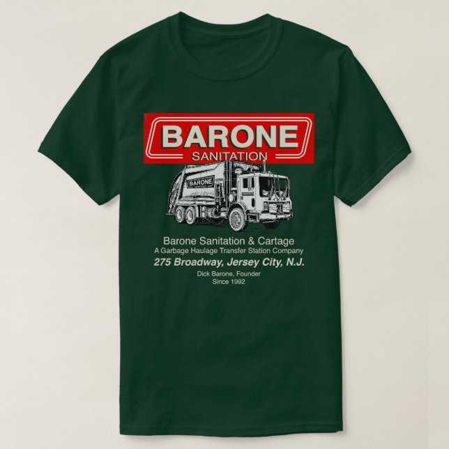 T-shirt Dks d'assainissement de barone (Design devant)
