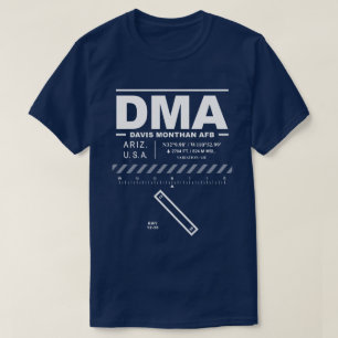 T-shirt DMA de la base aérienne de l'AFB Davis-Mon