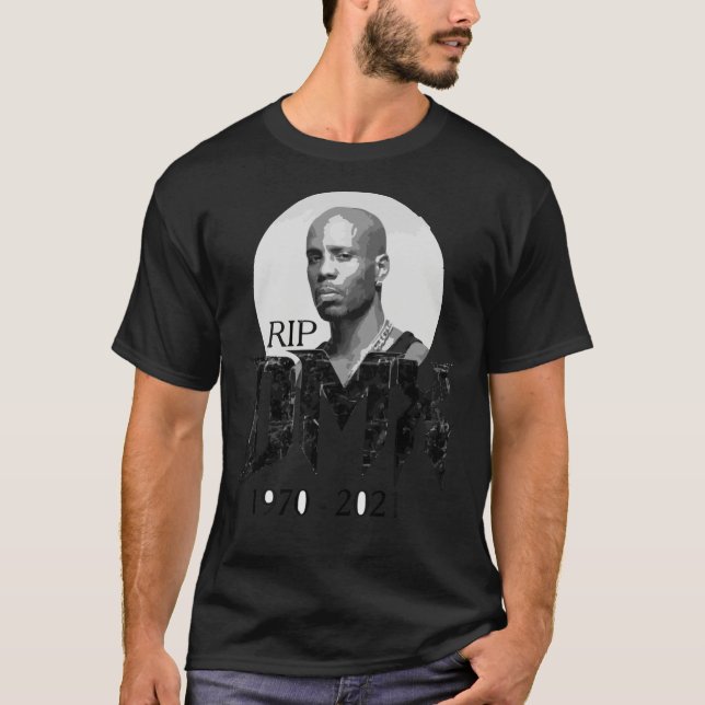T-shirt DMX Earl Simmons Dark Man X Rap [HiSVG.CoM] Classi (Devant)