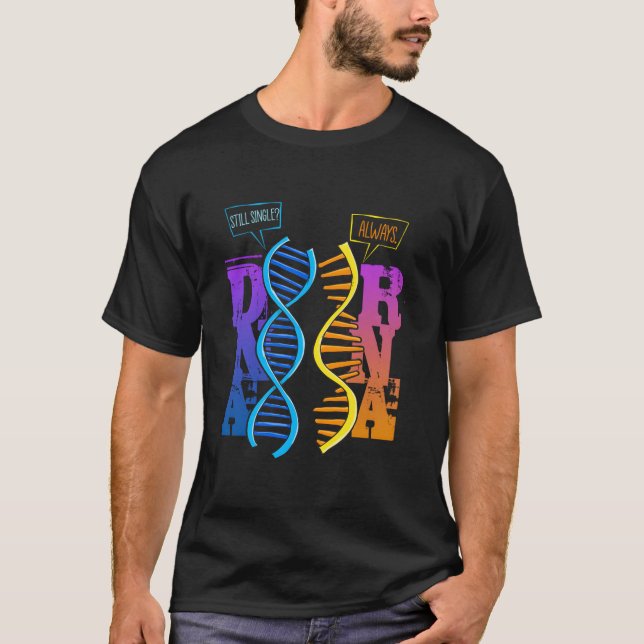 T-shirt Dna Rna Biologie Moléculaire Pun Science Gène (Devant)