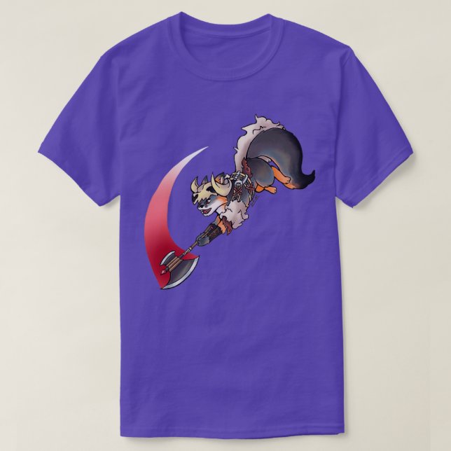 T-shirt DnD Barbarian Fox (Design devant)