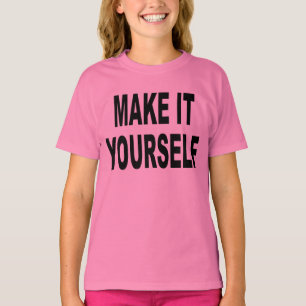 T-shirt do-it-yourself Filles Thirt
