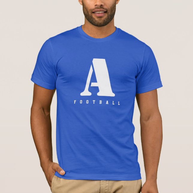 T-shirt DO-IT-YOURSELF Nom+Équipe de football (Devant)