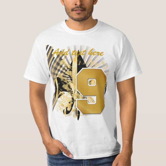 T-shirt DO-IT-YOURSELF texte, fleur de lis (Devant)