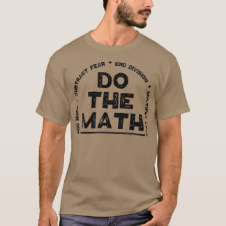 T-shirt Do Math Love Ajouter Hope End Division Cadeaux Fem