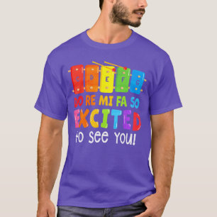 T-shirt Do Re Mi Fa So Ecitedo Voir Vous fille vintage