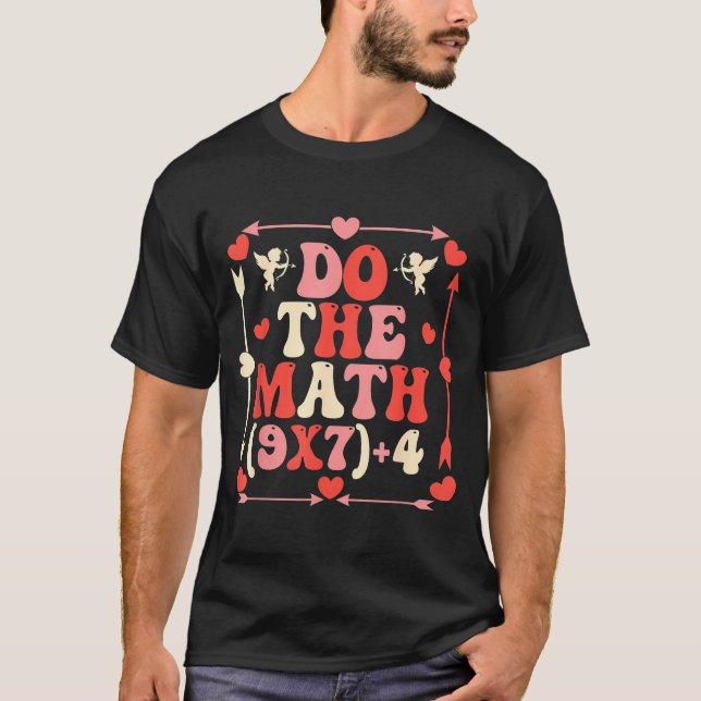 T-shirt Do The Math Equation Valentine's Day Math Teacher  (Devant)