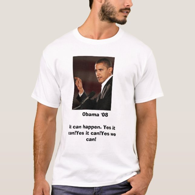 T-shirt d'Obama '08 (Devant)