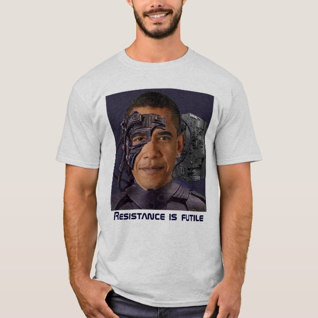 T-shirt d'Obama Borg (Devant)