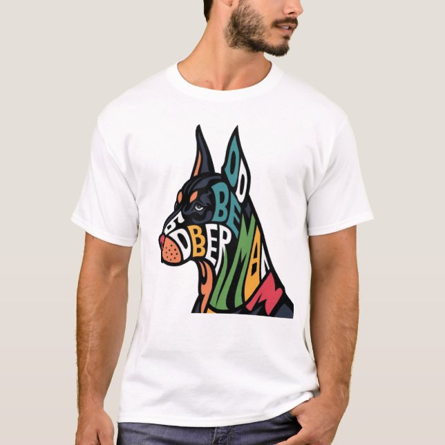 T-shirt Doberman (Devant)
