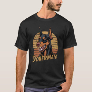 T-shirt Doberman