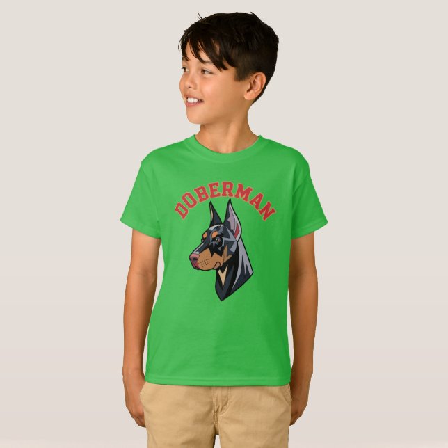 T-shirt Doberman (Devant entier)