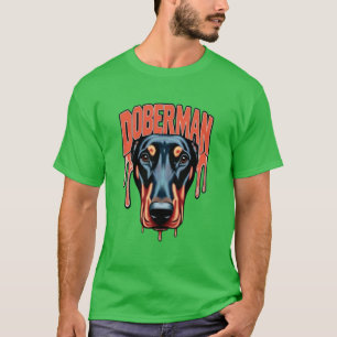 T-shirt Doberman