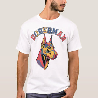 T-shirt Doberman