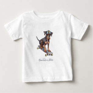 T-shirt Doberman Aquarelle