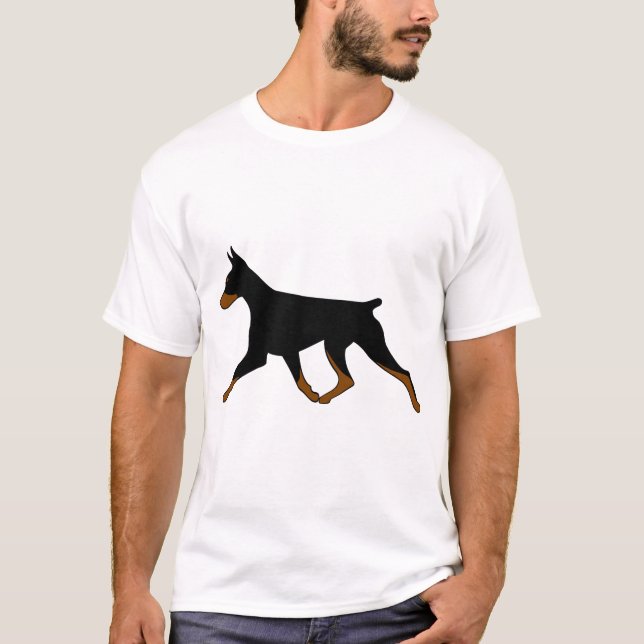 T-Shirt - Doberman Black/Tan Gait (Devant)