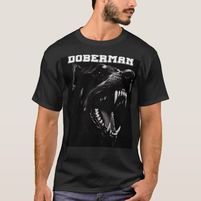 T-shirt Doberman Family (Devant)