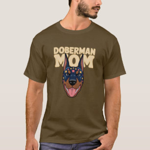 T-shirt Doberman Maman