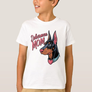 T-shirt Doberman Maman