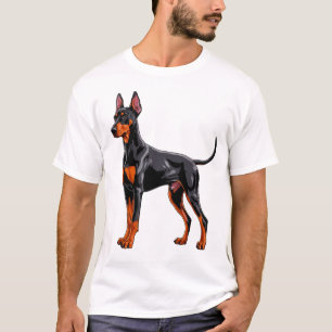 T-shirt Doberman Pinscher vibrant