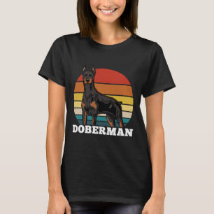 T-shirt Doberman Retro 625