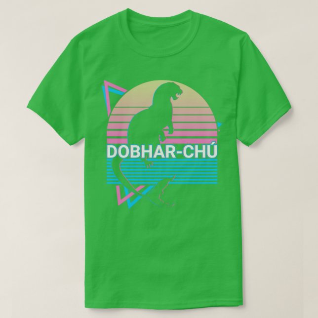 T-shirt Dobharchu King Otter Cryptid Cryptozoologie Rétro (Design devant)