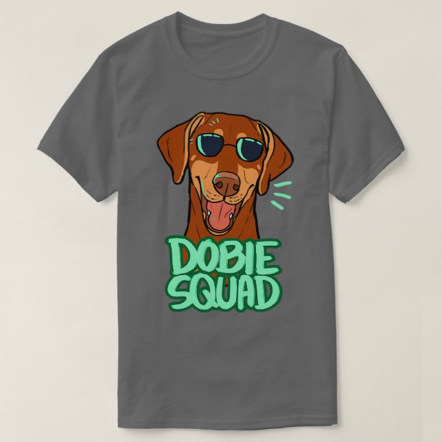 T-shirt DOBIE SQUAD red  (Design devant)