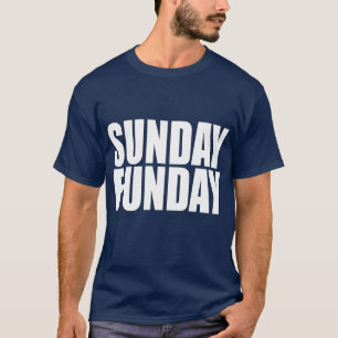T-shirt d'obscurité de dimanche Funday