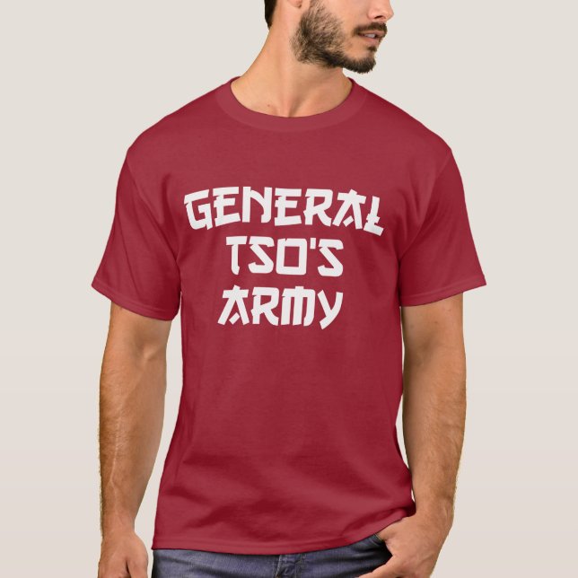 T-shirt d'obscurité de l'armée de la TSO générale (Devant)
