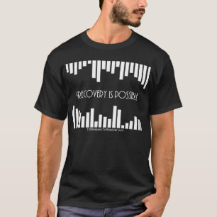 T-shirt d'obscurité de rayures