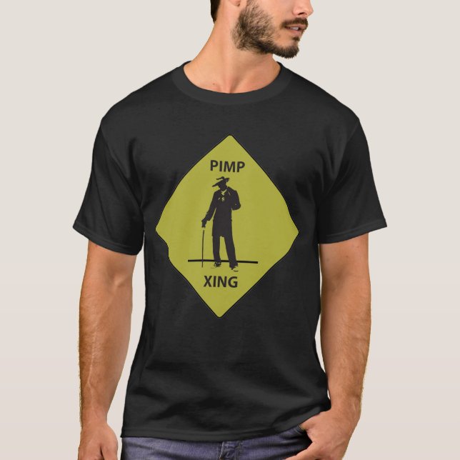 T-shirt d'obscurité de Xing de souteneur (Devant)