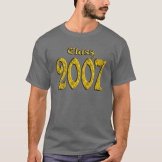 T-shirt d'obscurité d'obtention du diplôme