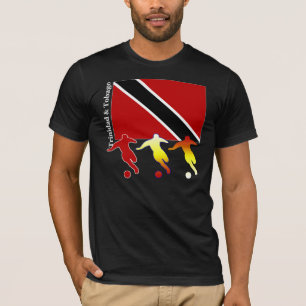 T-shirt d'obscurité du Trinidad du football